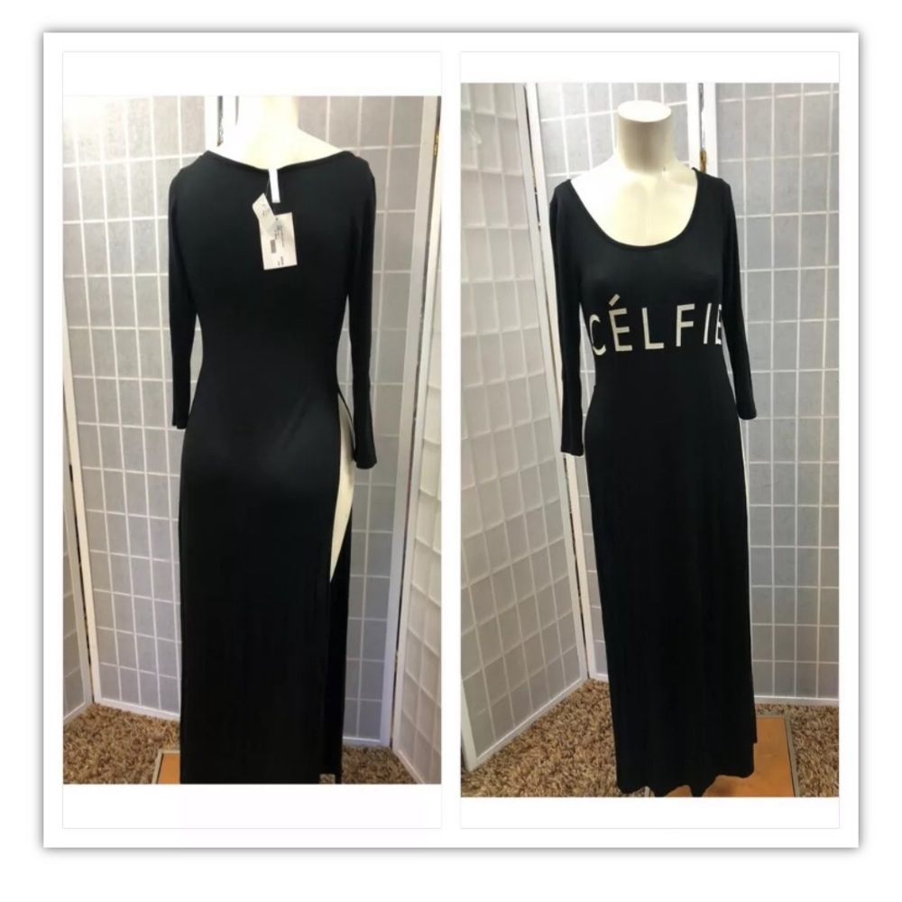 JC Fits, top, long, black, new,tunic style,sizeS.: